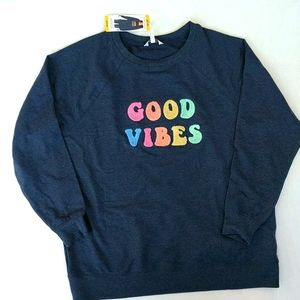 Wildfox oversize good vibes sweatshirt